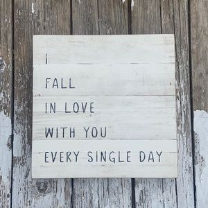 Wood 3D Sign | 10inch | Rustic | White